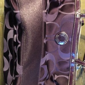 Coach Tote Purse & Matching Wallet